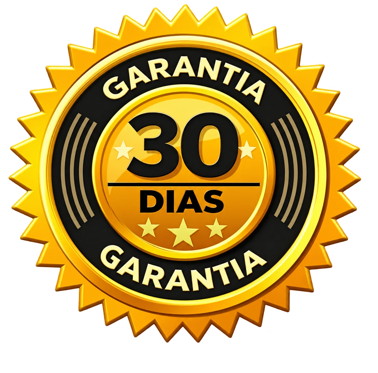 Selo de garantia de 30 dias